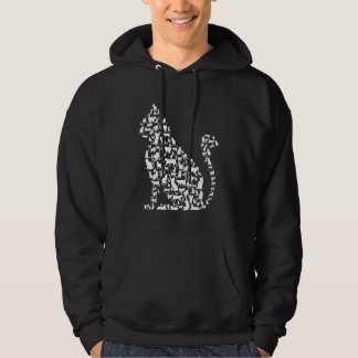 Veste À Capuche Icônes de chats - Illustration