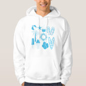 Veste À Capuche Icônes de l'été (Devant)