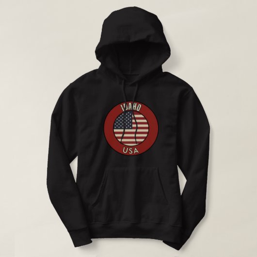 Veste À Capuche Idaho États-Unis (Design devant)