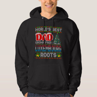 Veste À Capuche Idée de cadeau de Noël pour papa Luxembourg Pull d