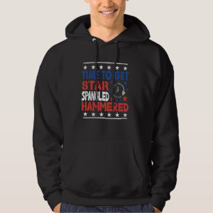 Veste À Capuche Il Est Temps D'Obtenir L'Étoile Frappée 4 juillet