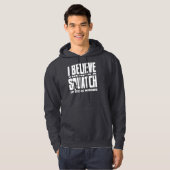 Veste À Capuche Il y a des SQUATCH en ces bois (Devant entier)