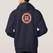 Veste À Capuche Île de Block d'USCGC WPB-1344 Hoddie (Dos)