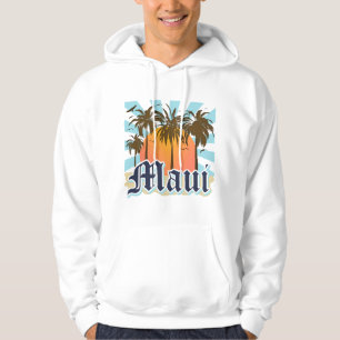 Veste À Capuche Île de souvenir de Maui Hawaï