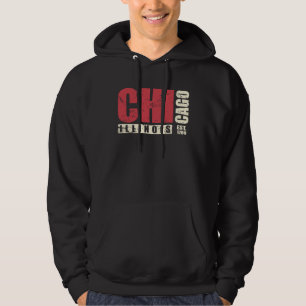 Veste À Capuche Illinois Chicago États-Unis Amérique État