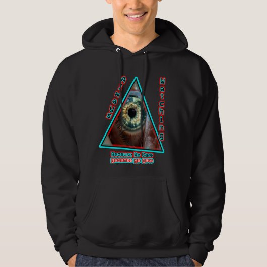 Veste À Capuche Illuminati regarde (Devant)