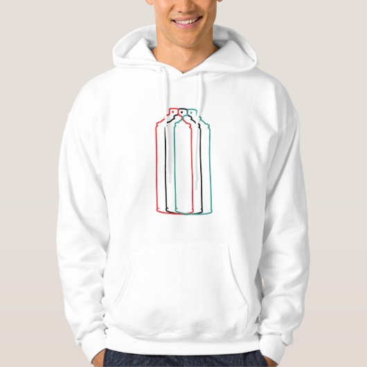 Veste À Capuche Illusion de bombe de peinture en spray (Devant)