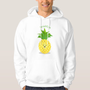 Veste À Capuche Illustration d'ananas mignon