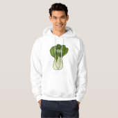Veste À Capuche Illustration de Bok choy (Devant entier)