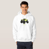 Veste À Capuche Illustration de camion monstre (Devant entier)