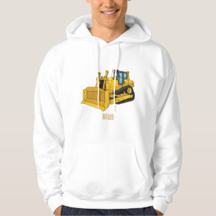 Veste À Capuche Illustration de dessin animé Bulldozer