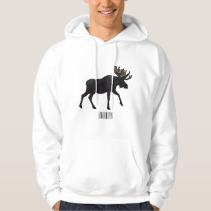 Veste À Capuche Illustration de dessin sur l'orignal