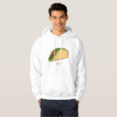 Veste À Capuche Illustration de dessin sur Taco (Devant entier)
