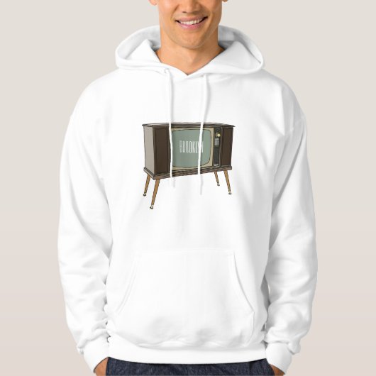 Veste À Capuche Illustration de dessin télévisé (Devant)
