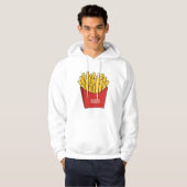 Veste À Capuche Illustration de frites (Devant entier)
