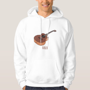 Veste À Capuche Illustration de guitare acoustique