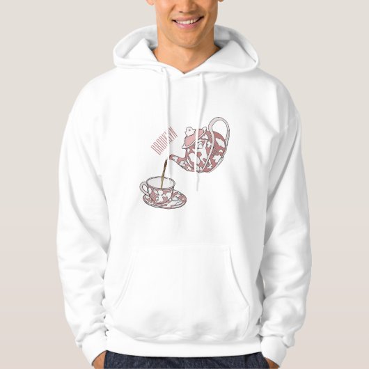 Veste À Capuche Illustration de la série Teacup (Devant)