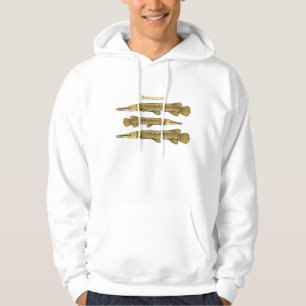 Veste À Capuche Illustration de l'alligator garfish