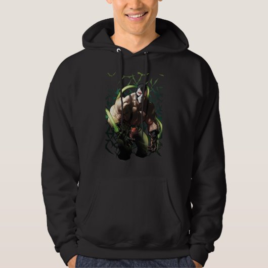 Veste À Capuche Illustration de l'essaim de chauves-souris de Batm (Devant)
