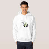 Veste À Capuche Illustration de l'idole mauresque (Devant entier)