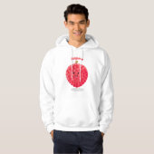 Veste À Capuche Illustration de litchee rose mignon (Devant entier)