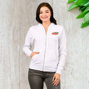 Veste À Capuche Illustration de Speedboat amusant Nautical Boat De