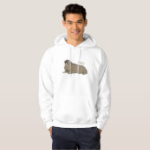 Veste À Capuche Illustration de Walrus (Devant entier)