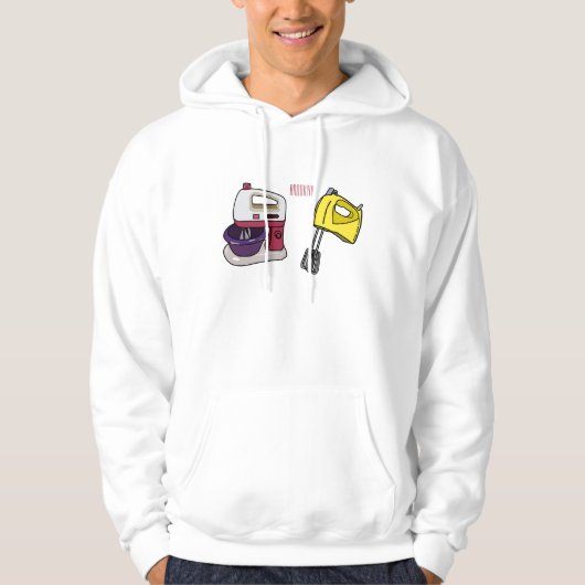 Veste À Capuche Illustration du mixer (Devant)