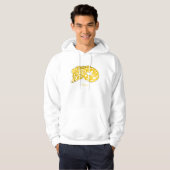 Veste À Capuche Illustration du serpent python birman (Devant entier)