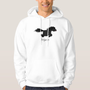 Veste À Capuche Illustration d'un poney de Shetland mignon