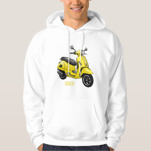 Veste À Capuche Illustration d'une moto cyclable