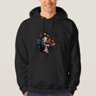 Veste À Capuche Illustration musicale à thème Whimsical