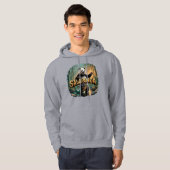 Veste À Capuche Illustration Salapanda Combo Créature Drôle (Devant entier)