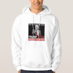 Veste À Capuche Ils mangent les chiens Trump 2024 Débat