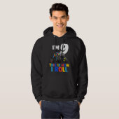 Veste À Capuche I'm 9 This Is How I Roll Shirt Autism Awareness (Devant entier)