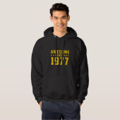 Veste À Capuche Incroyable depuis 1977 Anniversaire (Devant entier)