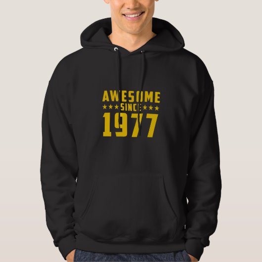 Veste À Capuche Incroyable depuis 1977 Anniversaire (Devant)