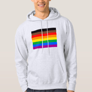 Veste À Capuche Indicateur de fierté LGBTQ (8 bandes)