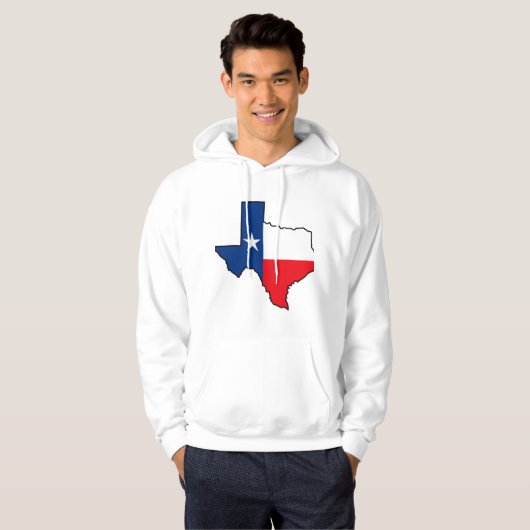 Veste À Capuche Indicateur d'état du Texas (Devant entier)