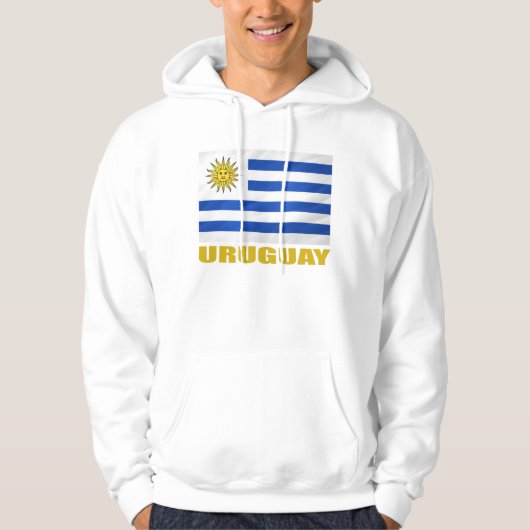 Veste À Capuche Indicateur Uruguay (Devant)