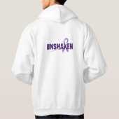 Veste À Capuche INÉBRANLABLE – Conception de la Journée violette d (Dos)