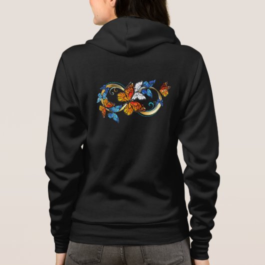Veste À Capuche Infinité de papillons monarques (Dos)