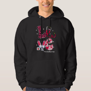 Veste À Capuche Infirmière à domicile LOVE Vie Fouillis Bun Femmes