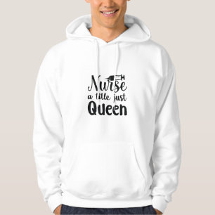 Veste À Capuche Infirmière Art Infirmière Un Titre Juste Reine