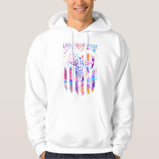 Veste À Capuche Infirmière Love Help Care