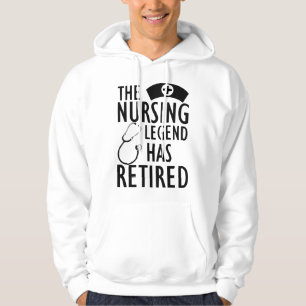 Veste À Capuche Infirmière retraitée - La légende des soins infirm