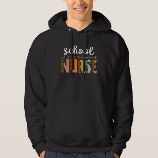 Veste À Capuche Infirmière scolaire impression léopard infirmière 