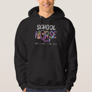 Veste À Capuche Infirmière Scrubs Café Gants En Caoutchouc Infirmi
