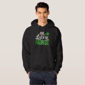 Veste À Capuche Infirmière traumatisée de la Saint-Patrick une inf (Devant entier)