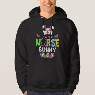 Veste À Capuche Infirmière Vie de Pâques Tee Je suis L'Infirmière
